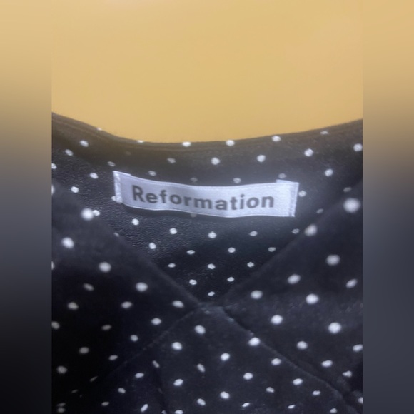 Reformation ⚫️ Black polka dot camisole! Size large - Picture 2 of 2
